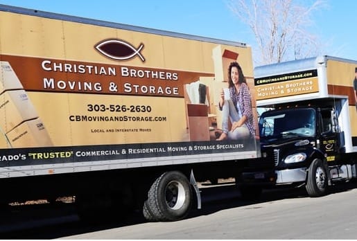 Two trucks ready to move | CB Moving and Storage company